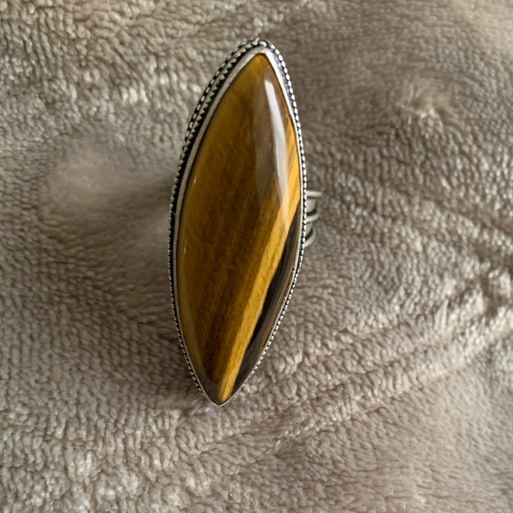 Tigers eye ring